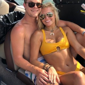 L space yellow swimsuit! So cute